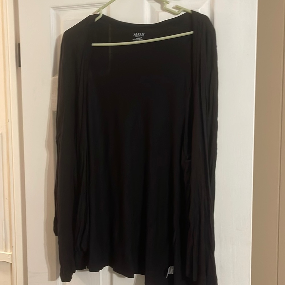 Black cardigan